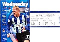 Sheffield Wednesday v Scunthorpe United Official Matchday for sale  Delivered anywhere in UK
