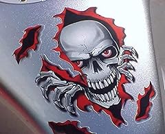 Red skull decal for sale  Delivered anywhere in USA 