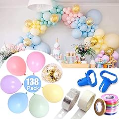 138pcs balloons garland for sale  Delivered anywhere in UK