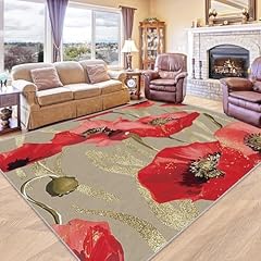 red poppy rug for sale  Delivered anywhere in UK