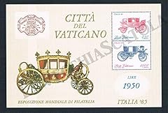 1985 foglietto esposizione usato  Spedito ovunque in Italia 