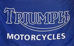 Triumph moto flag for sale  Delivered anywhere in USA 