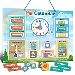 Magnetic kids calendar for sale  Delivered anywhere in USA 