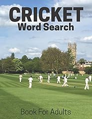 Cricket word search for sale  Delivered anywhere in UK