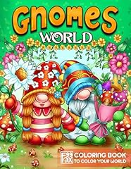 Gnomes coloring book for sale  Delivered anywhere in UK