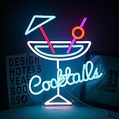 Wanxing cocktails neon for sale  Delivered anywhere in UK