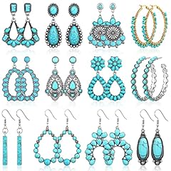 Trnayi pairs turquoise for sale  Delivered anywhere in USA 