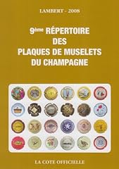 Repertoire plaques muselets d'occasion  Livré partout en France