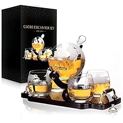 Whiskey decanter globe for sale  Delivered anywhere in USA 