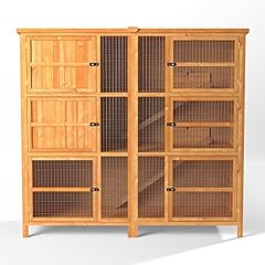 triple rabbit hutch for sale  Delivered anywhere in UK