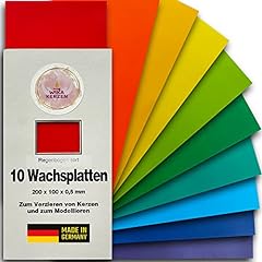 Wikakerzen wachsplatten zum gebraucht kaufen  Wird an jeden Ort in Deutschland