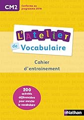 Atelier vocabulaire cm2 d'occasion  Livré partout en Belgiqu