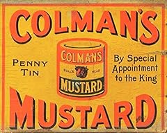 Coleman mustard metal for sale  Delivered anywhere in USA 