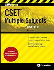 Cliffsnotes cset multiple for sale  Delivered anywhere in USA 