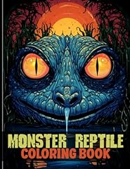 Monster reptile coloring d'occasion  Livré partout en France