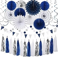 Navy blue white for sale  Delivered anywhere in USA 