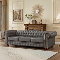 Noordeniya chesterfield leathe for sale  Delivered anywhere in USA 