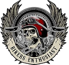 Motorcycle skull sticker for sale  Delivered anywhere in UK