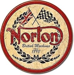 Norton plaque ronde d'occasion  Livré partout en France