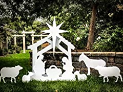 Note Card Cafe Large Outdoor Nativity Scene Yard Display for sale  Delivered anywhere in Canada