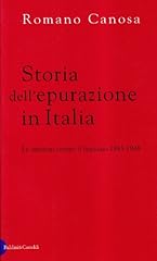 Storia dell epurazione usato  Spedito ovunque in Italia 