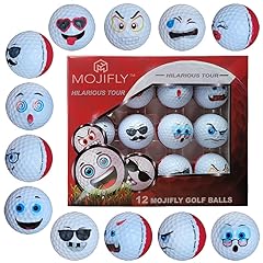 MOJIFLY Golf Balls, Mojifly Novelty, 12 Pack, Funny for sale  Delivered anywhere in USA 