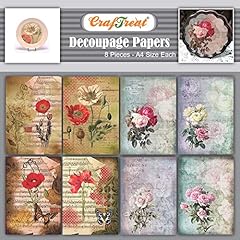 Craftreat rose decoupage usato  Spedito ovunque in Italia 