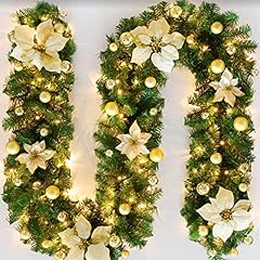 Christmas garland lighting for sale  Delivered anywhere in UK