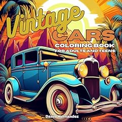 Vintage cars coloring for sale  Delivered anywhere in UK