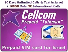 Israel prepaid sim for sale  Delivered anywhere in USA 