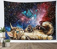 Cat butterfly tapestry for sale  Delivered anywhere in USA 