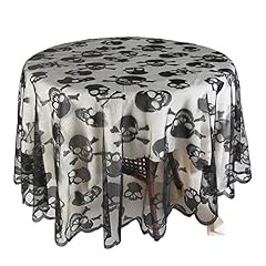 Halloween tablecloth round for sale  Delivered anywhere in USA 
