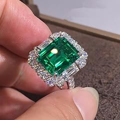5ct emerald square for sale  Delivered anywhere in USA 