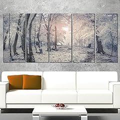 Designart PT14570-401 Winter Sunrise in Mountain Forest for sale  Delivered anywhere in Canada