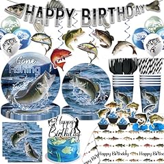 205pcs fishing birthday for sale  Delivered anywhere in USA 