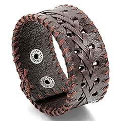 Jewelrywe men leather for sale  Delivered anywhere in UK
