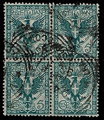 1901 aquila sabauda usato  Spedito ovunque in Italia 