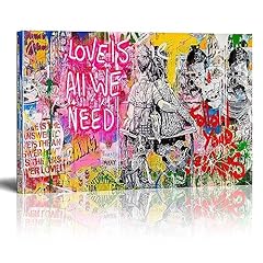 Hyfbh banksy wall for sale  Delivered anywhere in USA 