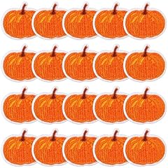 20pcs pumpkin embroidered for sale  Delivered anywhere in USA 