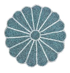 Beaded placemats round for sale  Delivered anywhere in USA 