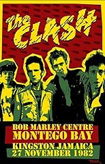 Clash poster rock for sale  Delivered anywhere in Ireland