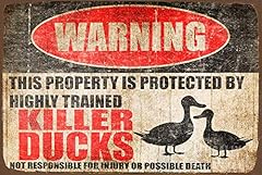 Funny duck sign for sale  Delivered anywhere in UK