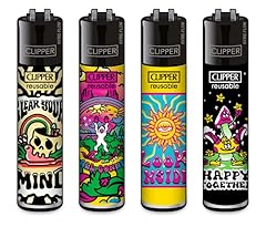 Clipper feuerzeuge 4er gebraucht kaufen  Wird an jeden Ort in Deutschland