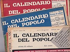 Calendario del popolo. usato  Spedito ovunque in Italia 