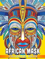 African mask coloring for sale  Delivered anywhere in UK