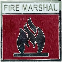 Fire marshal badge for sale  Delivered anywhere in UK