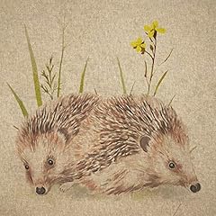 Hedgehog watercolour woodlands for sale  Delivered anywhere in UK