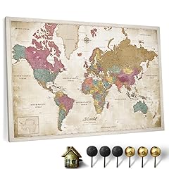Canvas map cork for sale  Delivered anywhere in USA 