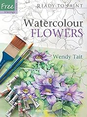 Watercolour flowers for sale  Delivered anywhere in UK