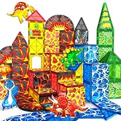 Magnetic tiles dinosaur for sale  Delivered anywhere in UK